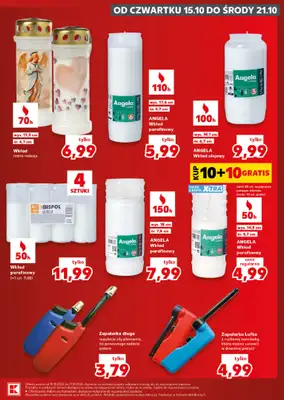 Kaufland - gazetka promocyjna Katalog znicze od czwartku 15.10 do środy 21.10 - strona 17