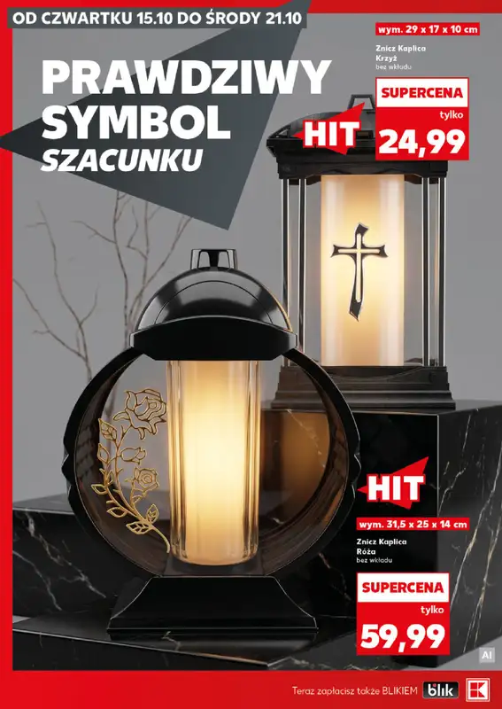 Kaufland - gazetka promocyjna Katalog znicze od czwartku 15.10 do środy 21.10 - strona 8