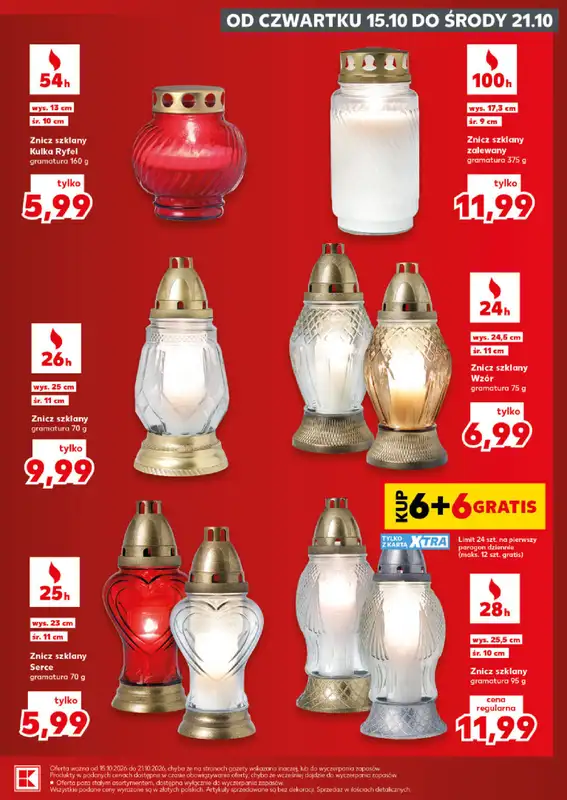 Kaufland - gazetka promocyjna Katalog znicze od czwartku 15.10 do środy 21.10 - strona 3