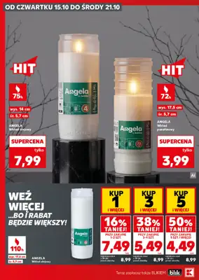 Kaufland - gazetka promocyjna Katalog znicze od czwartku 15.10 do środy 21.10 - strona 16