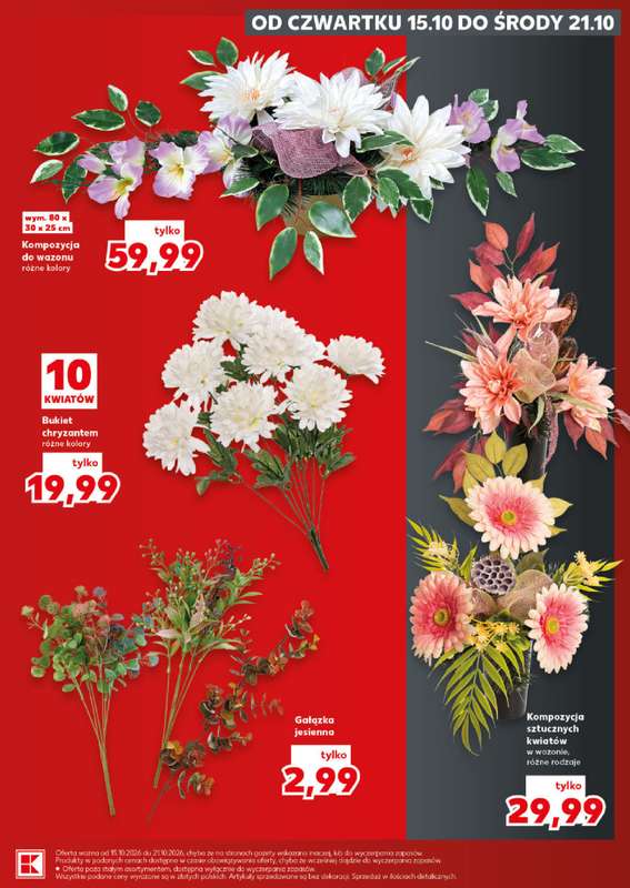 Kaufland - gazetka promocyjna Katalog znicze od czwartku 15.10 do środy 21.10 - strona 19