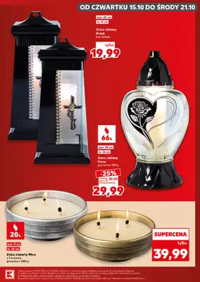 Kaufland - gazetka promocyjna Katalog znicze od czwartku 15.10 do środy 21.10 - strona 9