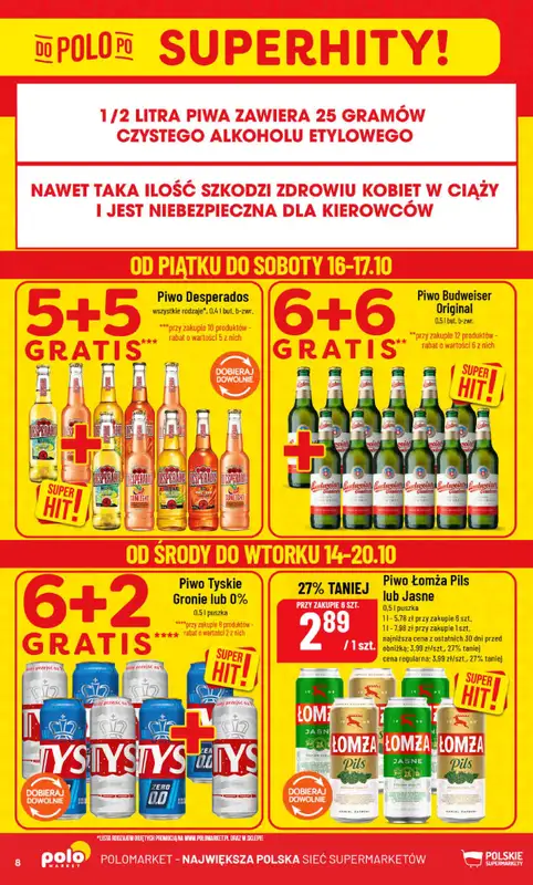 POLOmarket - gazetka promocyjna Gazetka od środy 14.10 do wtorku 20.10 - strona 8