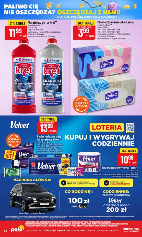 POLOmarket - gazetka promocyjna Gazetka od środy 14.10 do wtorku 20.10 - strona 58