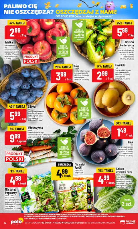 POLOmarket - gazetka promocyjna Gazetka od środy 14.10 do wtorku 20.10 - strona 14
