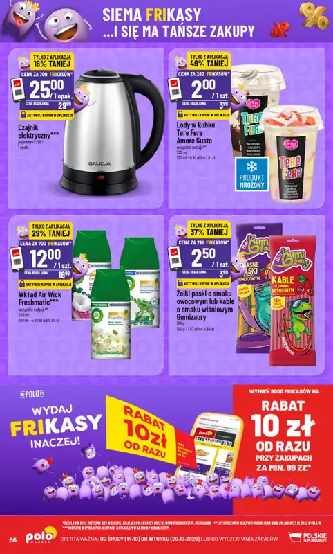 POLOmarket - gazetka promocyjna Gazetka od środy 14.10 do wtorku 20.10 - strona 66