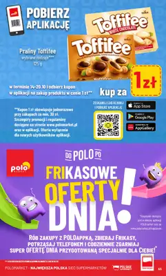 POLOmarket - gazetka promocyjna Gazetka od środy 14.10 do wtorku 20.10 - strona 65