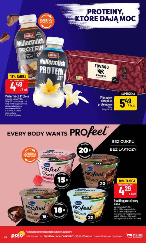 POLOmarket - gazetka promocyjna Gazetka od środy 14.10 do wtorku 20.10 - strona 36