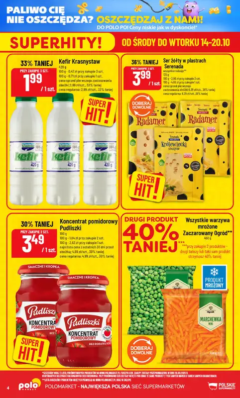 POLOmarket - gazetka promocyjna Gazetka od środy 14.10 do wtorku 20.10 - strona 4