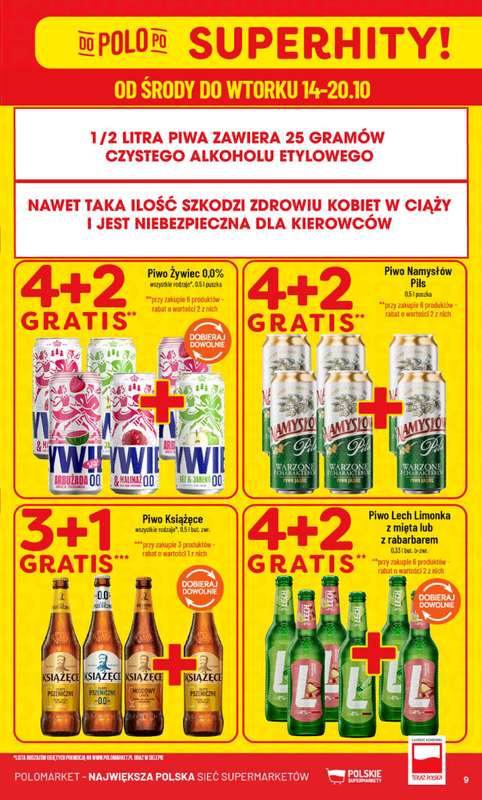 POLOmarket - gazetka promocyjna Gazetka od środy 14.10 do wtorku 20.10 - strona 9