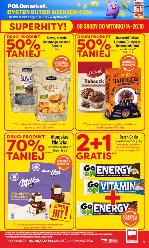 POLOmarket - gazetka promocyjna Gazetka od środy 14.10 do wtorku 20.10 - strona 5