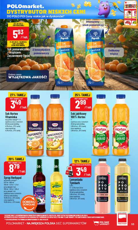 POLOmarket - gazetka promocyjna Gazetka od środy 14.10 do wtorku 20.10 - strona 53