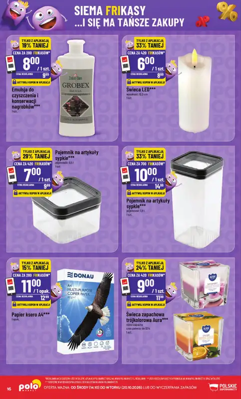 POLOmarket - gazetka promocyjna Frikasowy katalog od środy 14.10 do wtorku 20.10 - strona 16