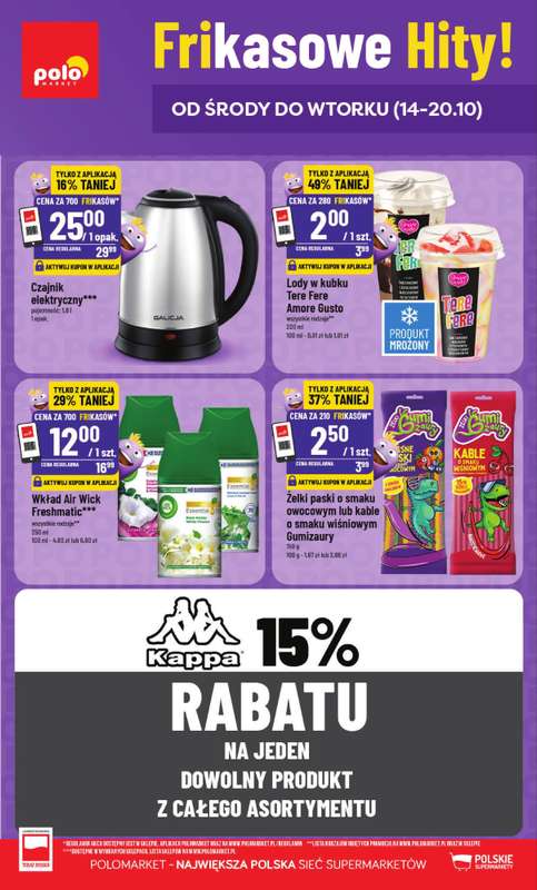 POLOmarket - gazetka promocyjna Frikasowy katalog od środy 14.10 do wtorku 20.10