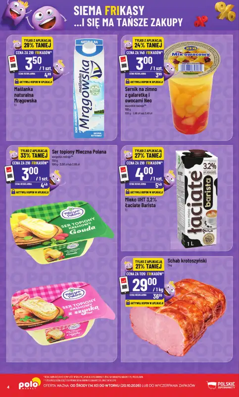 POLOmarket - gazetka promocyjna Frikasowy katalog od środy 14.10 do wtorku 20.10 - strona 4