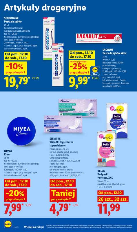 Lidl - gazetka promocyjna Od poniedziałku od poniedziałku 12.10 do środy 14.10 - strona 106