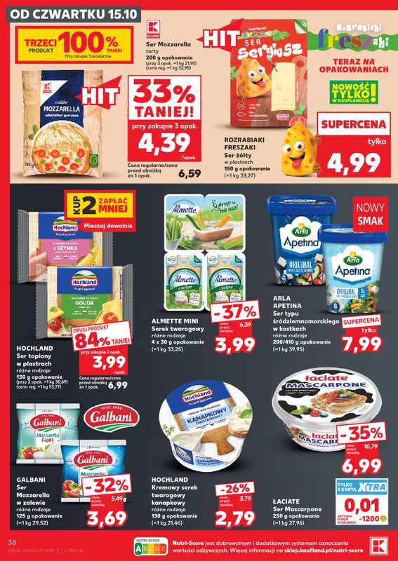 Kaufland - gazetka promocyjna Gazetka Tygodnia od czwartku 15.10 do środy 21.10 - strona 38