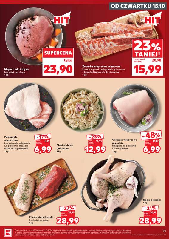 Kaufland - gazetka promocyjna Gazetka Tygodnia od czwartku 15.10 do środy 21.10 - strona 21