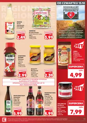 Kaufland - gazetka promocyjna Gazetka Tygodnia od czwartku 15.10 do środy 21.10 - strona 43