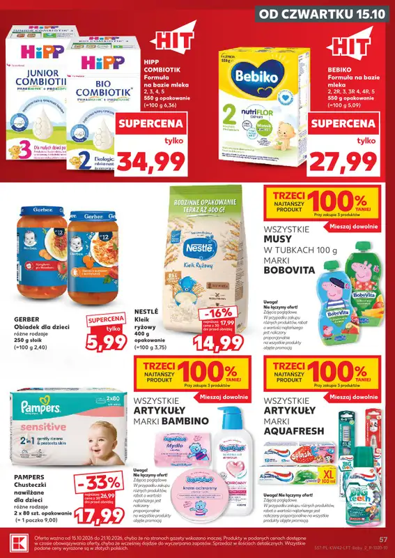 Kaufland - gazetka promocyjna Gazetka Tygodnia od czwartku 15.10 do środy 21.10 - strona 57