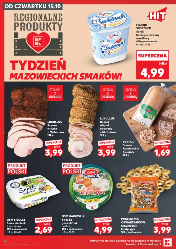 Kaufland - gazetka promocyjna Gazetka Tygodnia od czwartku 15.10 do środy 21.10 - strona 42