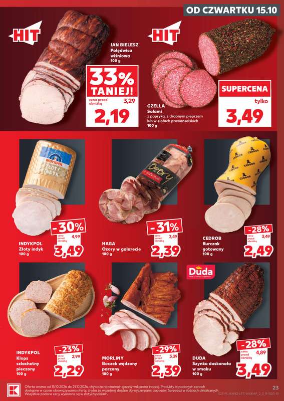 Kaufland - gazetka promocyjna Gazetka Tygodnia od czwartku 15.10 do środy 21.10 - strona 23