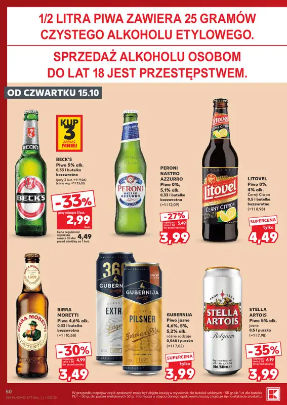 Kaufland - gazetka promocyjna Gazetka Tygodnia od czwartku 15.10 do środy 21.10 - strona 50