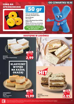 Kaufland - gazetka promocyjna Gazetka Tygodnia od czwartku 15.10 do środy 21.10 - strona 27