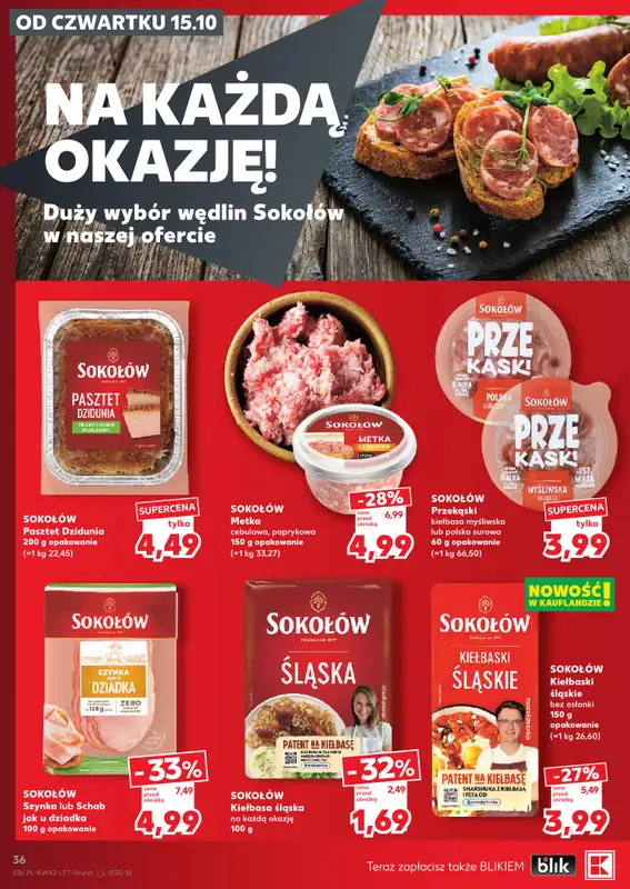 Kaufland - gazetka promocyjna Gazetka Tygodnia od czwartku 15.10 do środy 21.10 - strona 36