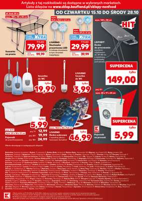 Kaufland - gazetka promocyjna Oferta Kaufland - Non Food od czwartku 15.10 do środy 28.10 - strona 15