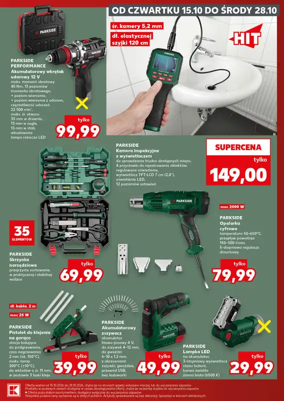 Kaufland - gazetka promocyjna Oferta Kaufland - Non Food od czwartku 15.10 do środy 28.10 - strona 9