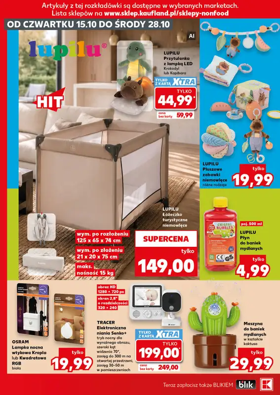 Kaufland - gazetka promocyjna Oferta Kaufland - Non Food od czwartku 15.10 do środy 28.10 - strona 6