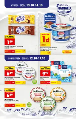 Biedronka - gazetka promocyjna Festiwal nabiału od poniedziałku 12.10 do soboty 17.10 - strona 2
