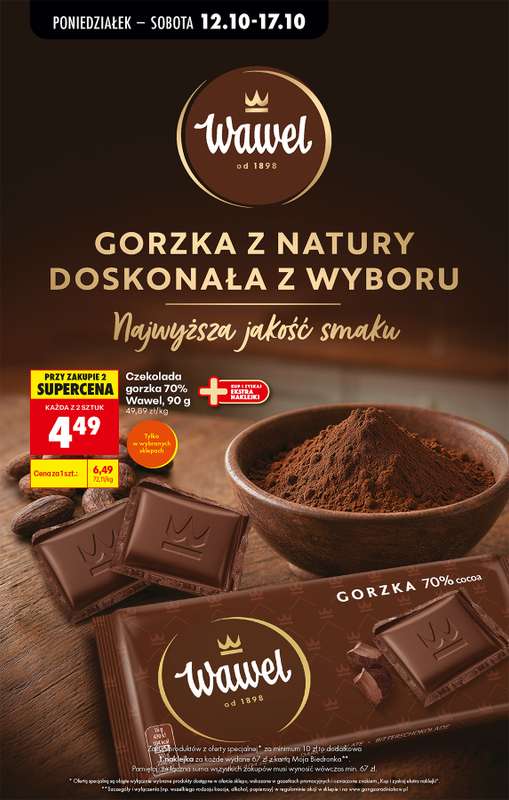 Biedronka - gazetka promocyjna Od poniedziałku, Z ladą tradycyjną od poniedziałku 12.10 do soboty 17.10 - strona 69