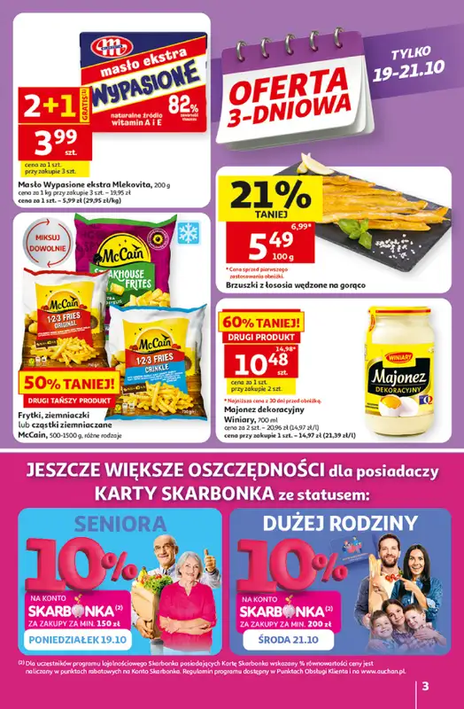 Auchan - gazetka promocyjna Gazetka Hipermarket od czwartku 15.10 do środy 21.10 - strona 3