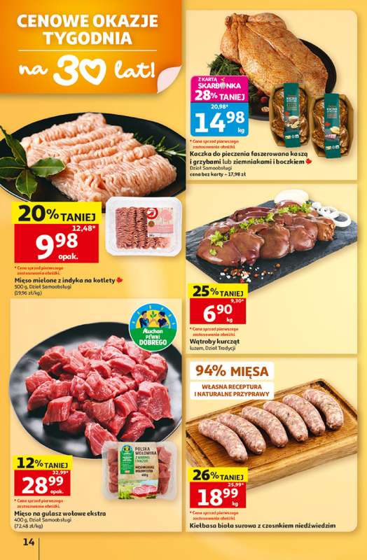 Auchan - gazetka promocyjna Gazetka Hipermarket od czwartku 15.10 do środy 21.10 - strona 14