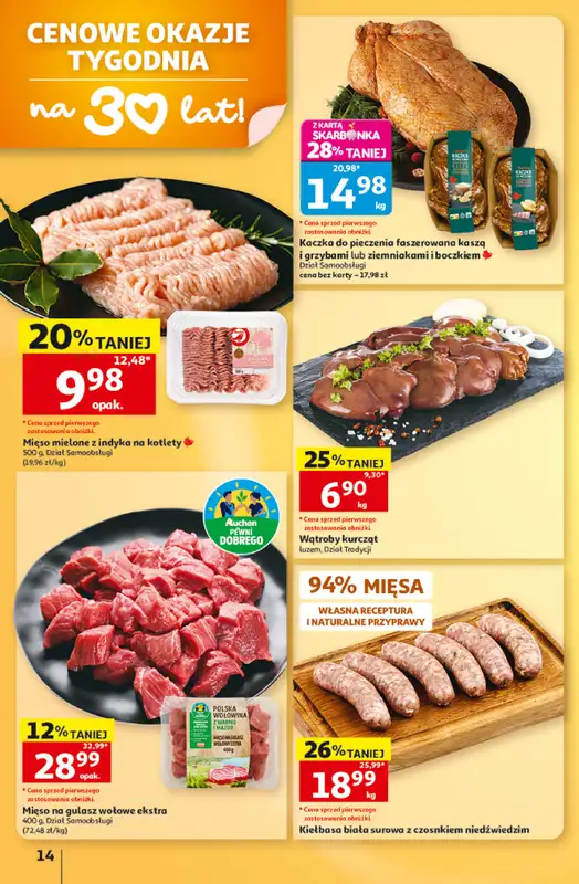 Auchan - gazetka promocyjna Gazetka Hipermarket od czwartku 15.10 do środy 21.10 - strona 14