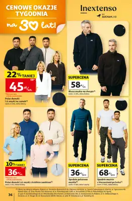 Auchan - gazetka promocyjna Gazetka Hipermarket od czwartku 15.10 do środy 21.10 - strona 36