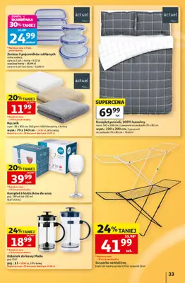 Auchan - gazetka promocyjna Gazetka Hipermarket od czwartku 15.10 do środy 21.10 - strona 33