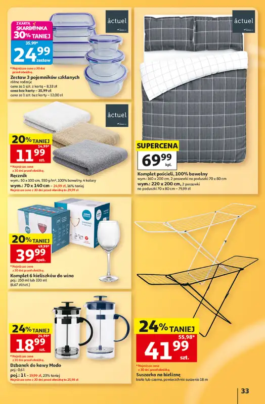 Auchan - gazetka promocyjna Gazetka Hipermarket od czwartku 15.10 do środy 21.10 - strona 33