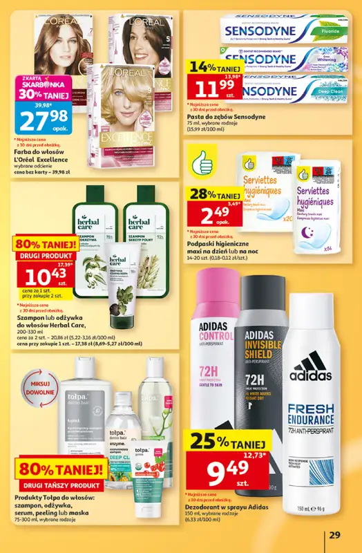 Auchan - gazetka promocyjna Gazetka Hipermarket od czwartku 15.10 do środy 21.10 - strona 29