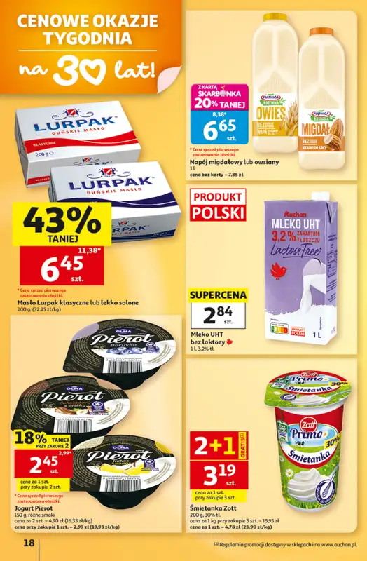 Auchan - gazetka promocyjna Gazetka Hipermarket od czwartku 15.10 do środy 21.10 - strona 18