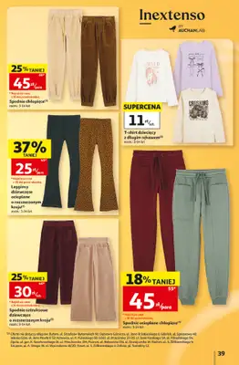 Auchan - gazetka promocyjna Gazetka Hipermarket od czwartku 15.10 do środy 21.10 - strona 39