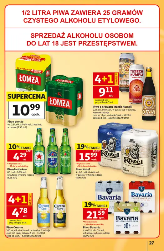 Auchan - gazetka promocyjna Gazetka Hipermarket od czwartku 15.10 do środy 21.10 - strona 27