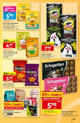 Auchan - gazetka promocyjna Gazetka Hipermarket od czwartku 15.10 do środy 21.10 - strona 21