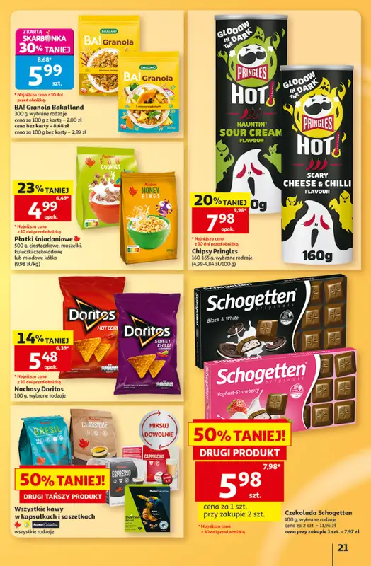Auchan - gazetka promocyjna Gazetka Hipermarket od czwartku 15.10 do środy 21.10 - strona 21