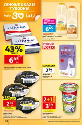 Auchan - gazetka promocyjna Gazetka Hipermarket od czwartku 15.10 do środy 21.10 - strona 18