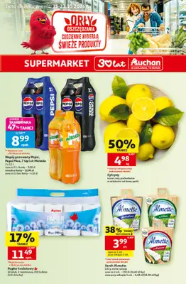 Auchan - gazetka promocyjna Gazetka Supermarket od czwartku 15.10 do środy 21.10