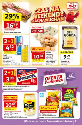 Auchan - gazetka promocyjna Gazetka Supermarket od czwartku 15.10 do środy 21.10 - strona 3