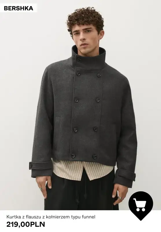 Bershka - gazetka promocyjna Męskie kurtki przejściowe od wtorku 13.10  - strona 2
